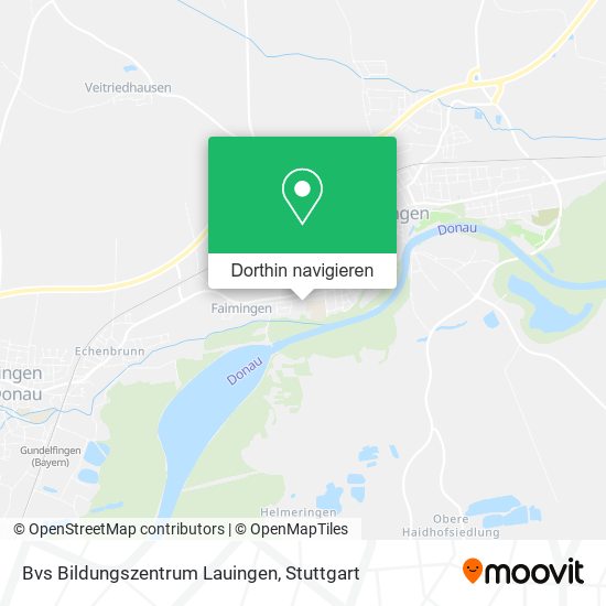 Bvs Bildungszentrum Lauingen Karte