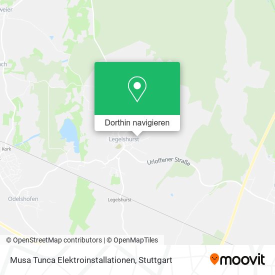 Musa Tunca Elektroinstallationen Karte