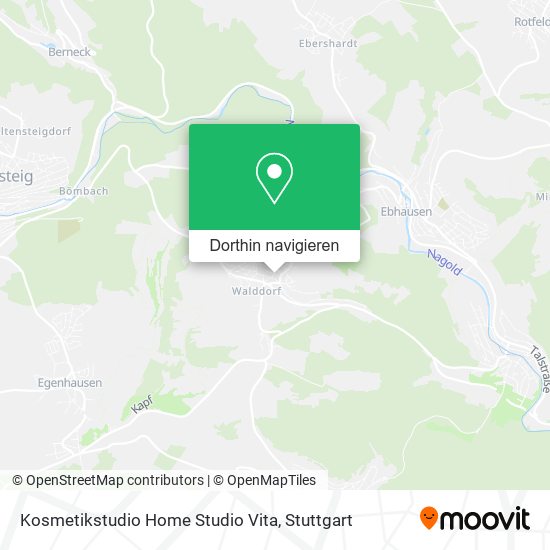 Kosmetikstudio Home Studio Vita Karte