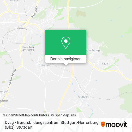 Dvag - Berufsbildungszentrum Stuttgart-Herrenberg (Bbz) Karte
