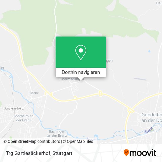 Trg Gärtlesäckerhof Karte