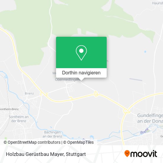 Holzbau Gerüstbau Mayer Karte