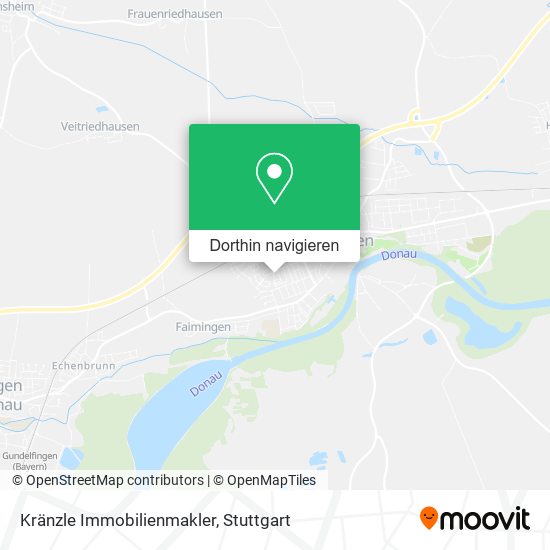 Kränzle Immobilienmakler Karte