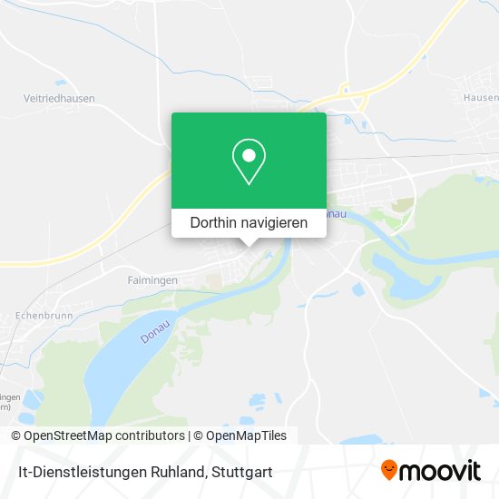It-Dienstleistungen Ruhland Karte