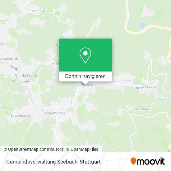 Gemeindeverwaltung Seebach Karte