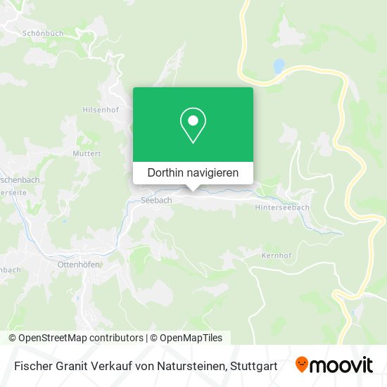 Fischer Granit Verkauf von Natursteinen Karte