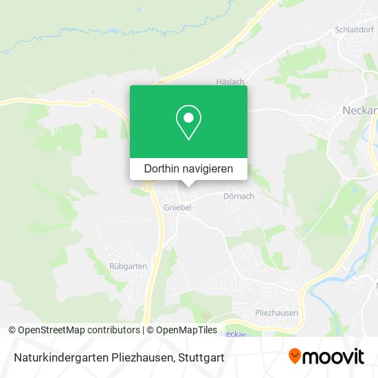 Naturkindergarten Pliezhausen Karte