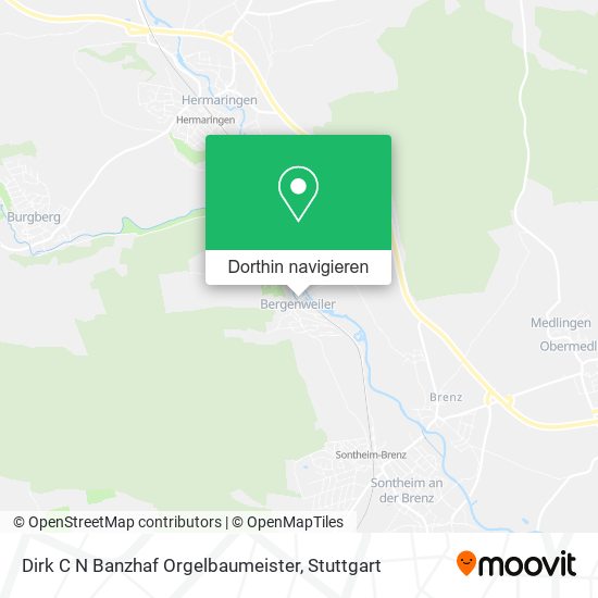 Dirk C N Banzhaf Orgelbaumeister Karte