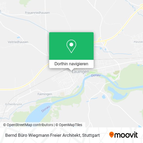 Bernd Büro Wiegmann Freier Architekt Karte