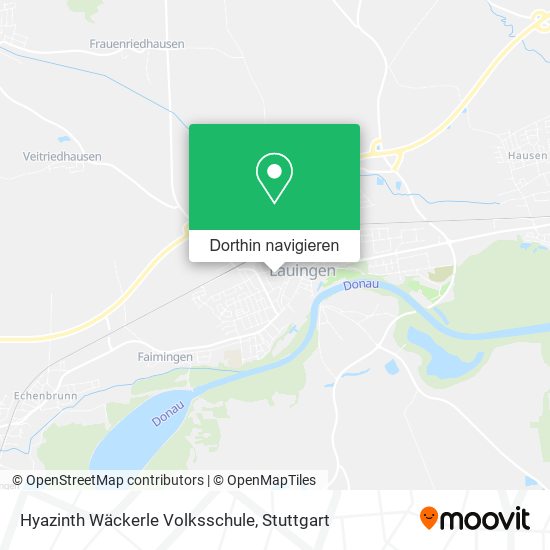Hyazinth Wäckerle Volksschule Karte