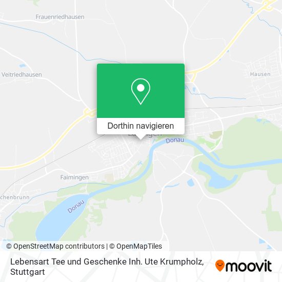 Lebensart Tee und Geschenke Inh. Ute Krumpholz Karte