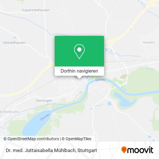 Dr. med. Juttaisabella Mühlbach Karte