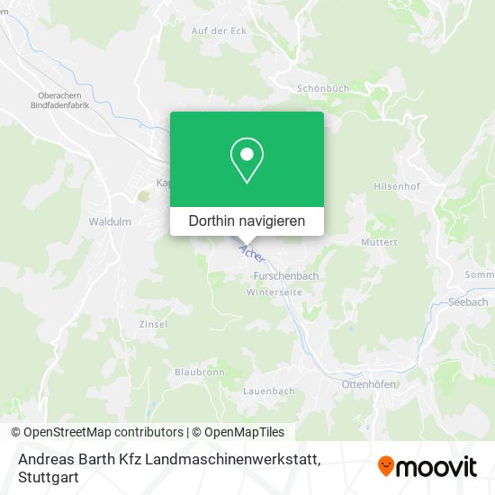 Andreas Barth Kfz Landmaschinenwerkstatt Karte