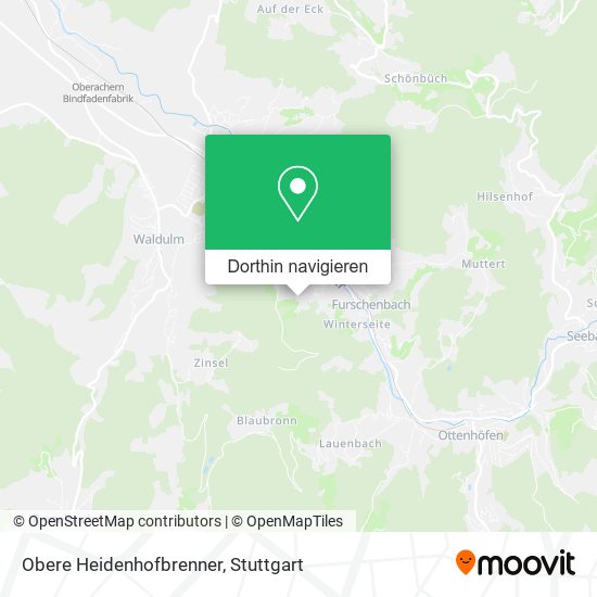 Obere Heidenhofbrenner Karte