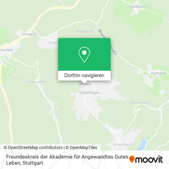 Freundeskreis der Akademie für Angewandtes Gutes Leben Karte