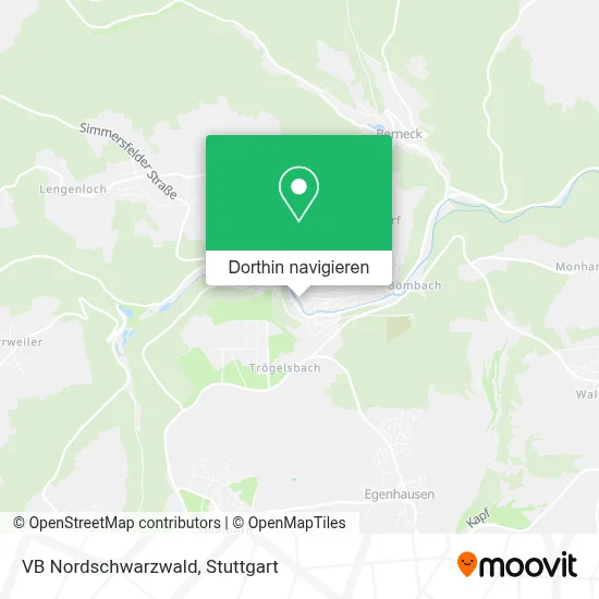 VB Nordschwarzwald Karte