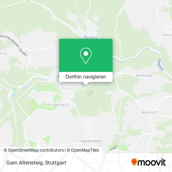 Gam Altensteig Karte