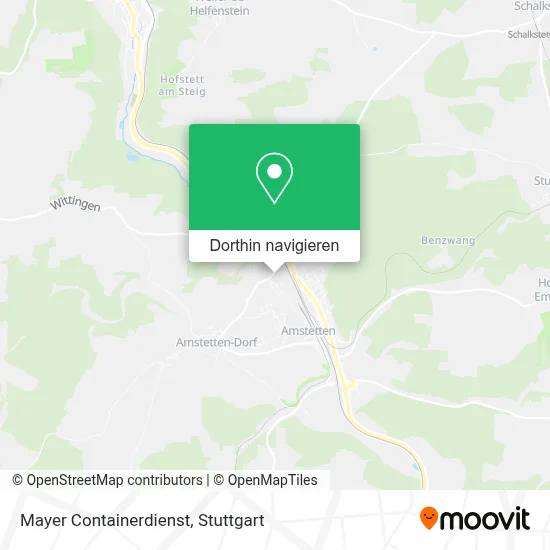 Mayer Containerdienst Karte