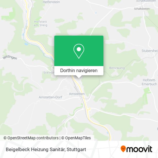 Beigelbeck Heizung Sanitär Karte