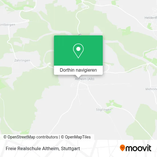 Freie Realschule Altheim Karte