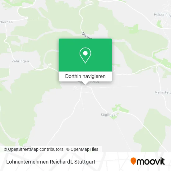 Lohnunternehmen Reichardt Karte