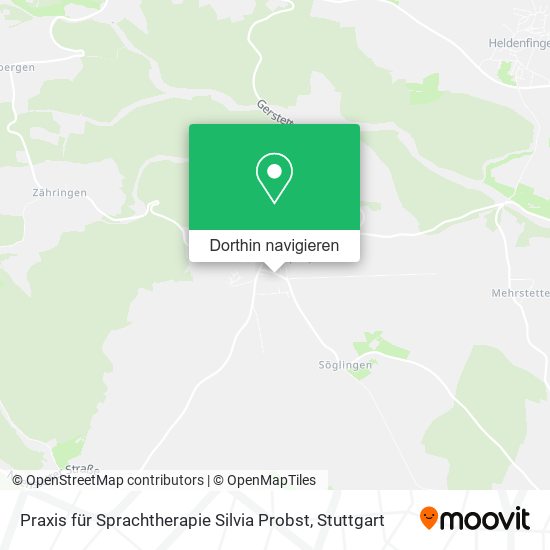 Praxis für Sprachtherapie Silvia Probst Karte