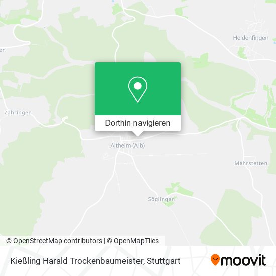 Kießling Harald Trockenbaumeister Karte