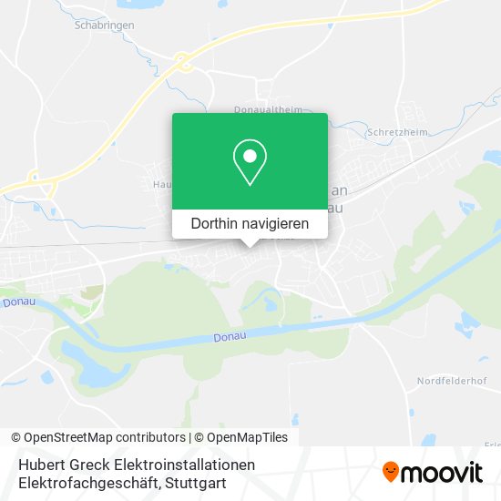 Hubert Greck Elektroinstallationen Elektrofachgeschäft Karte