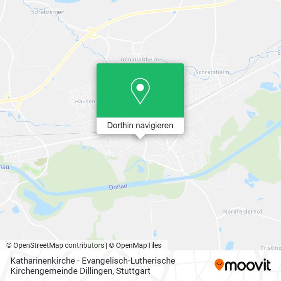 Katharinenkirche - Evangelisch-Lutherische Kirchengemeinde Dillingen Karte