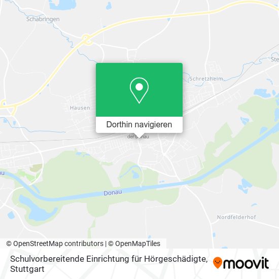 Schulvorbereitende Einrichtung für Hörgeschädigte Karte