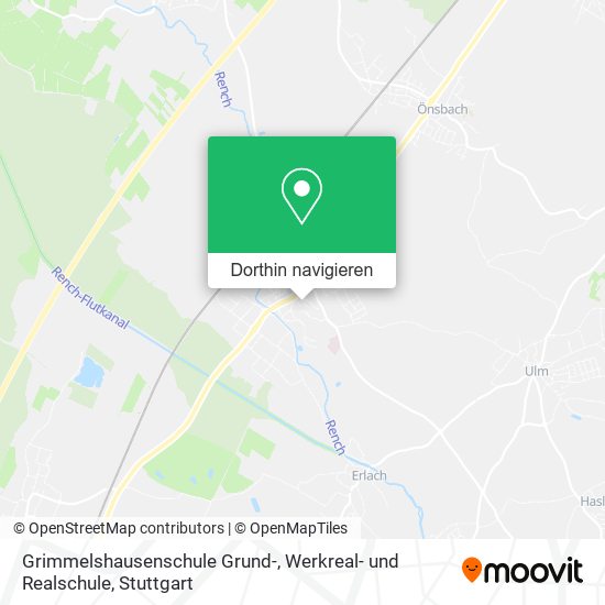 Grimmelshausenschule Grund-, Werkreal- und Realschule Karte