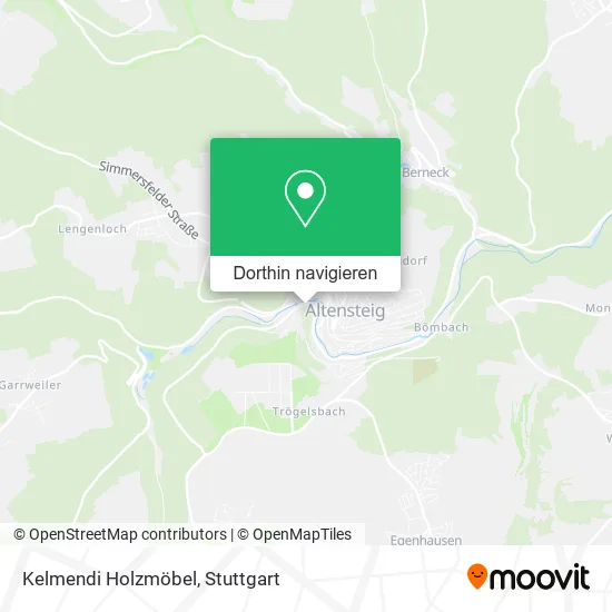 Kelmendi Holzmöbel Karte