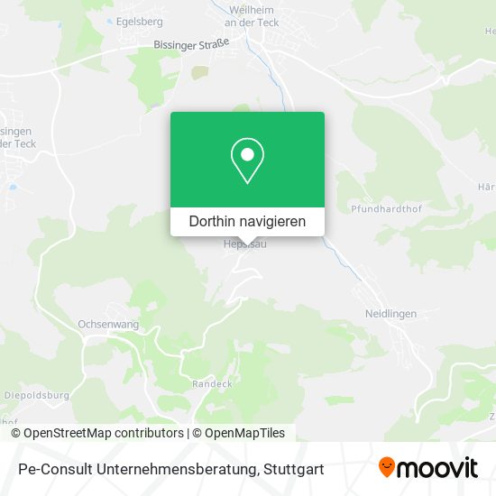 Pe-Consult Unternehmensberatung Karte