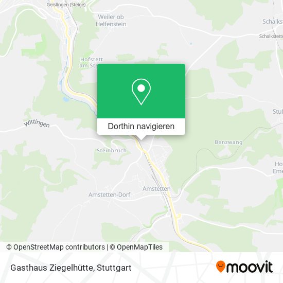 Gasthaus Ziegelhütte Karte