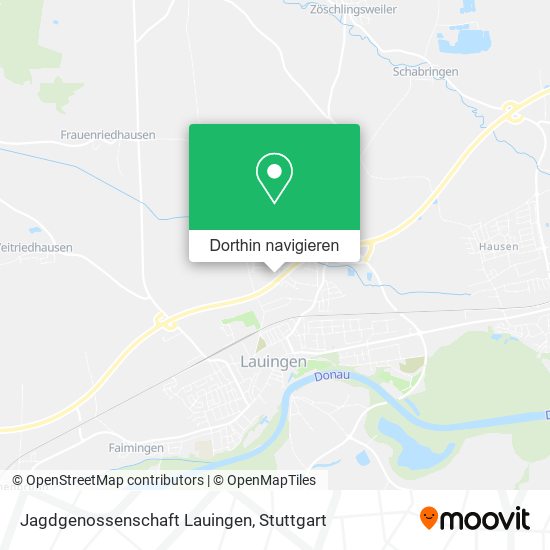 Jagdgenossenschaft Lauingen Karte