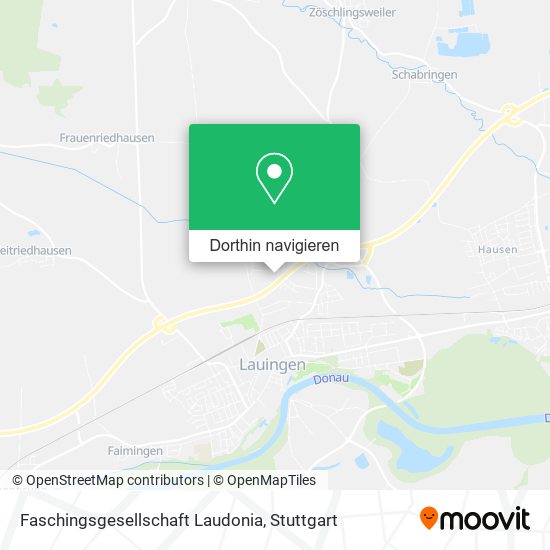 Faschingsgesellschaft Laudonia Karte