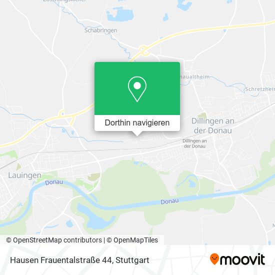 Hausen Frauentalstraße 44 Karte