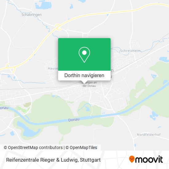 Reifenzentrale Rieger & Ludwig Karte