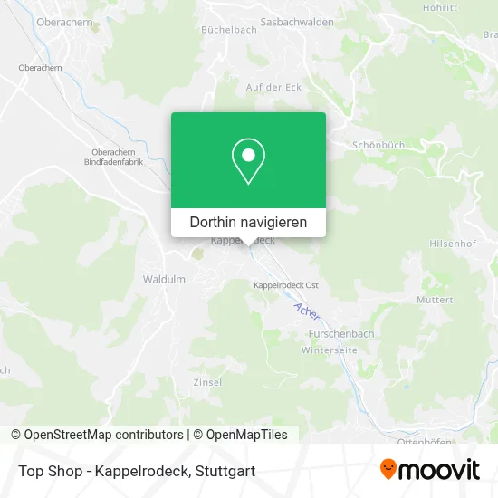 Top Shop - Kappelrodeck Karte