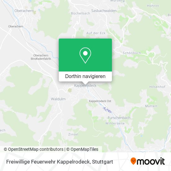 Freiwillige Feuerwehr Kappelrodeck Karte