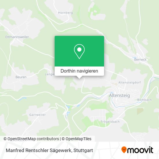 Manfred Rentschler Sägewerk Karte