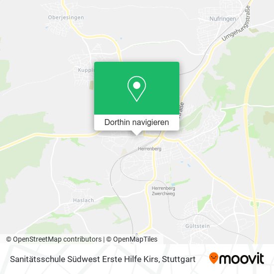 Sanitätsschule Südwest Erste Hilfe Kirs Karte