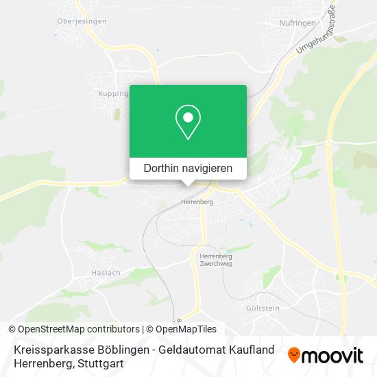 Kreissparkasse Böblingen - Geldautomat Kaufland Herrenberg Karte
