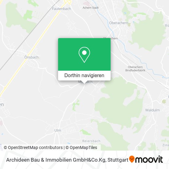 Archideen Bau & Immobilien GmbH&Co.Kg Karte