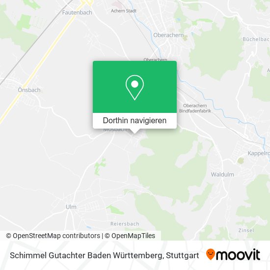 Schimmel Gutachter Baden Württemberg Karte