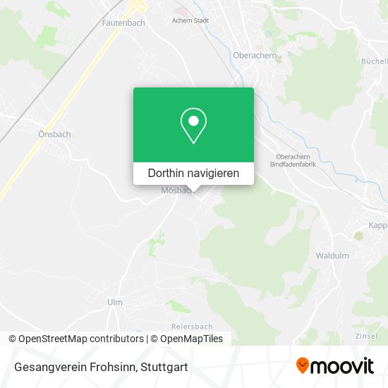 Gesangverein Frohsinn Karte