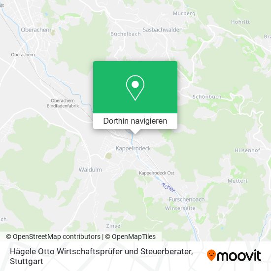 Hägele Otto Wirtschaftsprüfer und Steuerberater Karte