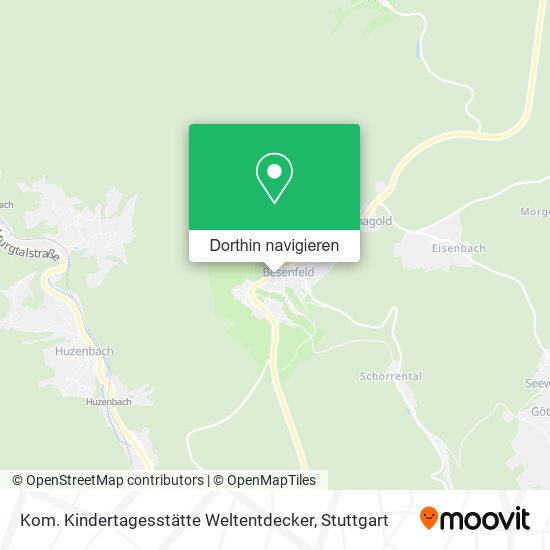 Kom. Kindertagesstätte Weltentdecker Karte