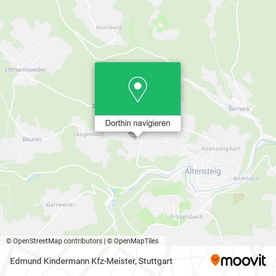 Edmund Kindermann Kfz-Meister Karte