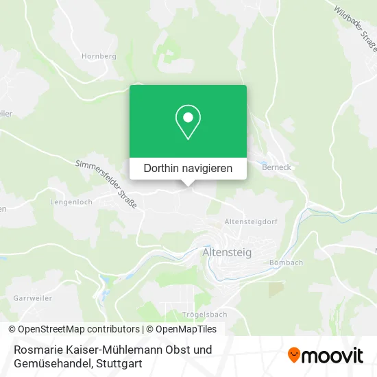 Rosmarie Kaiser-Mühlemann Obst und Gemüsehandel Karte